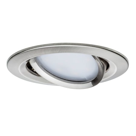 Set spoturi încastrabile Nova rotunde, orientabile LED IP44 3x6,5W 230V GU10 51mm metal mat, flux luminos variabil în 3 pași [2]