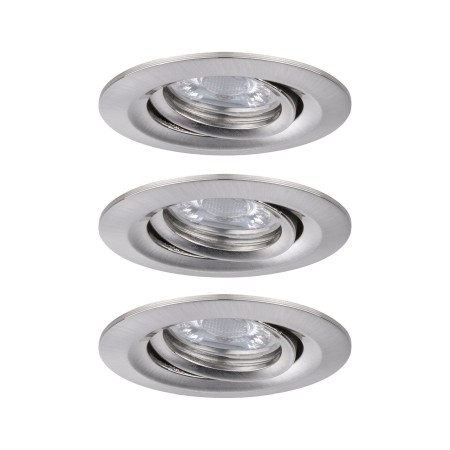 Set spoturi Nova mini Coin rotunde, orientabile LED 3x4W 310lm metal mat [1]