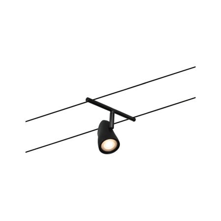 Set spoturi pe cablu Cup Basic GU5,3, max. 5x10W, 230/12V, negru mat-crom [4]