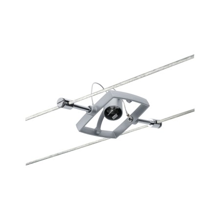 Set spoturi pe cablu Mac II max 7x10W GU5,3 crom mat 230/12V 80VA metal/plastic [3]