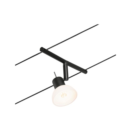 Set spoturi pe cablu Sheela Basic GU5,3, max. 5x10W, 230/12V, negru mat-crom [3]
