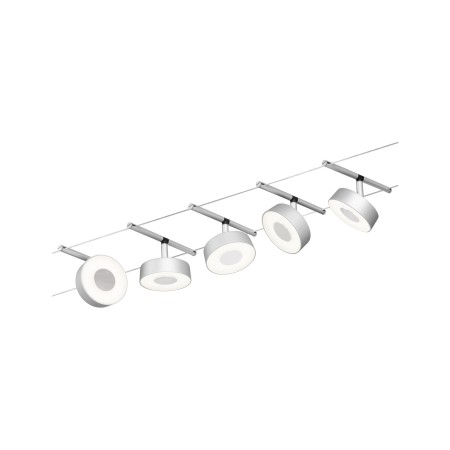 Set spoturi pe cabluri Circle LED 5x400lm 5x5W 3000K  230/12V crom mat-crom [1]