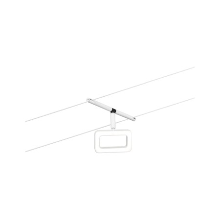 Set spoturi pe cabluri Frame LED 5x400lm 5x4,8W 3000K  230/12V alb mat-crom [4]
