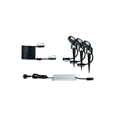 Set spoturi Sting P&S IP67 3000K 3x6W 24V, cu transformator inclus, dimmabil [1]
