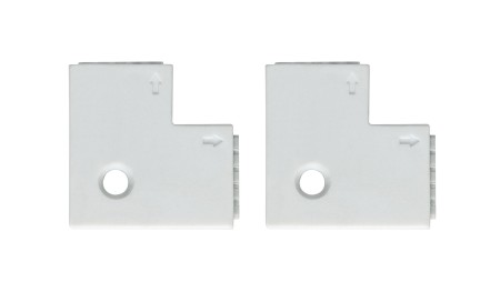 Set 4 conectori MaxLED Edge 90°, alb [1]