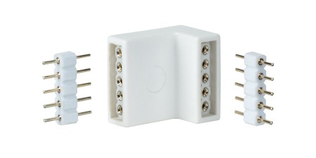 Accesorii - Set 4 conectori MaxLED Edge, alb