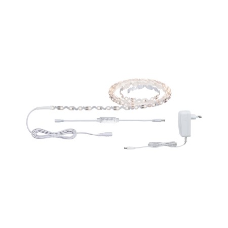 Set complet - Set bandă FlexLED 3D 3m cu lumină caldă 8W 230V/12V 12VA