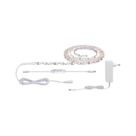 Set complet - Set bandă FlexLED 3D 5m cu lumină caldă 10,5W 230V/12V 12VA