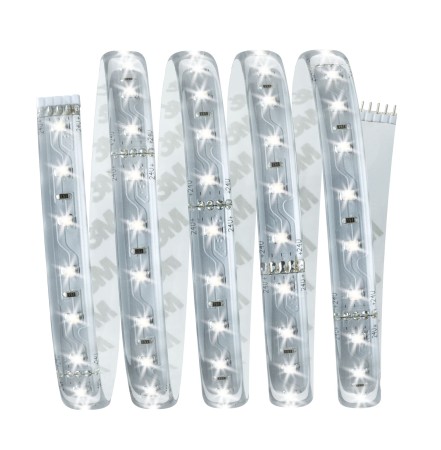 Set bandă MaxLED 500 bază 1,5m 8,5W cu lumină caldă 230/24V 20VA [1]