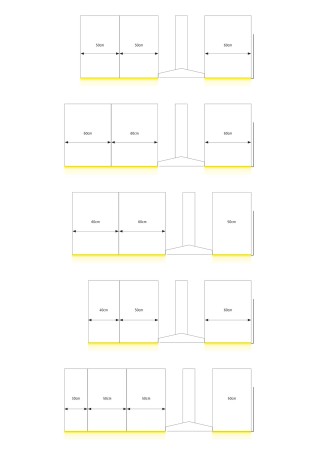 Set bandă MaxLED 500 pentru bucătărie, 3 x60cm, lumină caldă, cu senzor  Touch, 11,1W 24V DC [3]