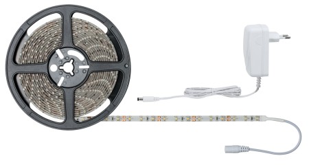 Set complet - Set bandă SimpLED 5m cu lumină caldă 17W 230/12V DC