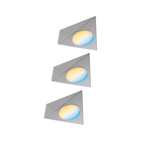 Set de bază Clever Connect Trigo 3x2W 12W 2700-6500K 12V, crom mat, cu temperatură de culoare variabilă [1]