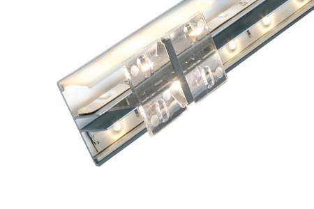 Set profil Duo 200cm, include 3 piese de fixare + difuzor, aluminiu [1]