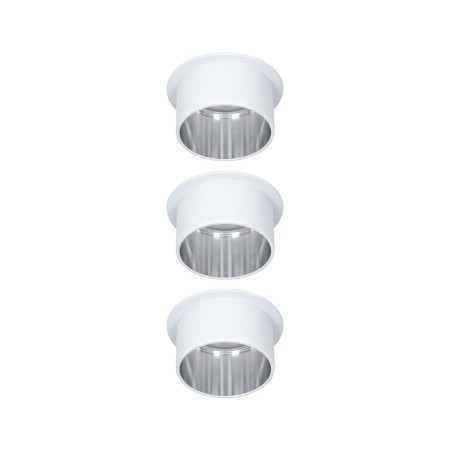 Set spoturi încastrabile Gil Coin 3x6,5W alb/metal mat, cu flux luminos variabil în trei pași [1]