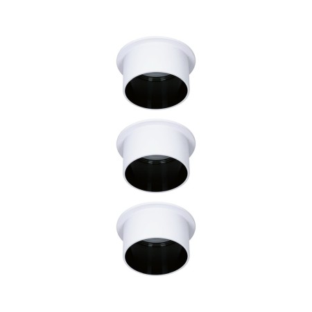 Set spoturi încastrabile Gil Coin 3x6,5W alb/negru, cu flux luminos variabil în trei pași [1]