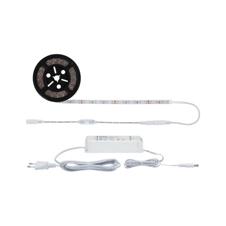 Set complet - Set bandă SimpLED Power 3m cu lumină caldă cu variator/întrerupător 33W 230/24V DC