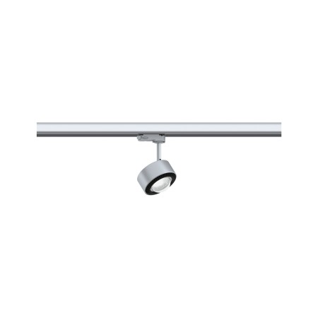 Sină trifazică - Spot Aldan LED pentru șină Paulmann ProRail3, 533.8lm, 8W, 4000K, cu flux luminos variabil, 230V, argintiu-negru