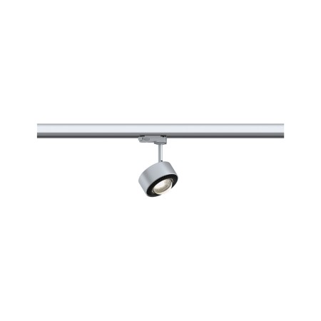 Sină trifazică - Spot Aldan LED pentru șină Paulmann ProRail3, 539lm, 8,5W, 3000K, cu flux luminos variabil, 230V, argintiu-negru