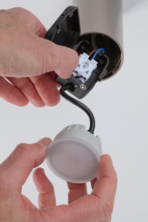Spot aplicat LED Barrel, 2700K, 470lm, 230V, 6W, cu flux luminos variabil în 3 pași, metal mat [4]