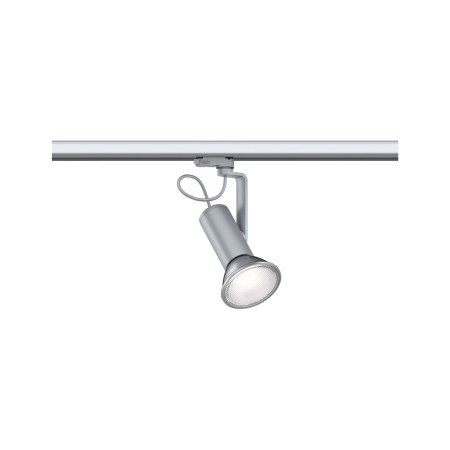 Sină trifazică - Spot Apol II pentru șină Paulmann ProRail3, E27, max. 50W, cu flux luminos variabil, 230V, crom