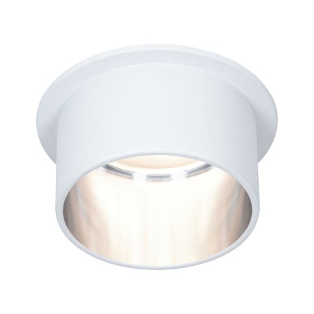 Decorative - Spot încastrabil Gil Coin 1x6,5W alb/metal mat, cu flux luminos variabil în trei pași