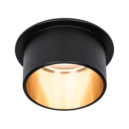 Decorative - Spot încastrabil Gil Coin 1x6,5W negru/auriu, cu flux luminos variabil în trei pași