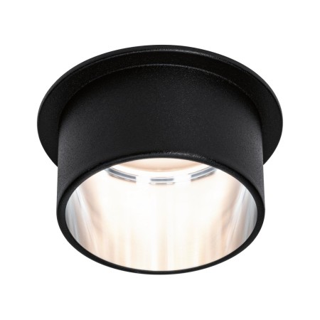 Decorative - Spot încastrabil Gil Coin 1x6,5W negru/metal mat, cu flux luminos variabil în trei pași