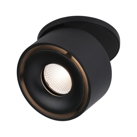 Familia Spircle - Spot încastrabil Spircle 8W 3000K 230/40V negru