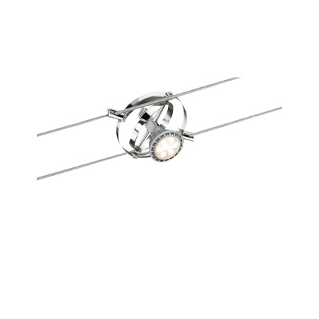 Spot Cardan pe cablu max 1x10W GU5,3 crom mat/crom 12V metal [4]