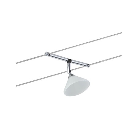 Seturi si spoturi pe cablu - Spot Colmar pe cablu max 1x10W GU4 crom/satin 12V metal/sticlă