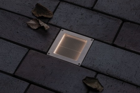 Spot de pardoseală Aron IP67 3000K metal cu senzor de mișcare 5/40lm 10x10cm [4]