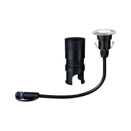 Spoturi de pardoseală - Spot de pardoseală Mini P&S IP65 3000K 2,5W 24V 55mm, argintiu, inox, plastic