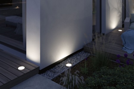Spot de pardoseală încastrabil Plug & Shine LED Ocos, IP67, 3000K, 6,1W, antracit [5]