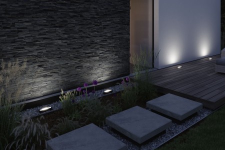 Spot de pardoseală încastrabil Plug & Shine LED Ito, IP67, 3000K, 6,1W, antracit [2]