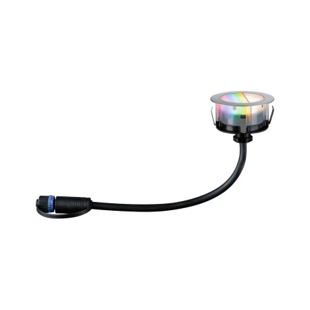 Spoturi de pardoseală - Spot de pardoseală Plug & Shine LED, Smart Home Zigbee, RGBW, IP67, RGBW, 2W, inox