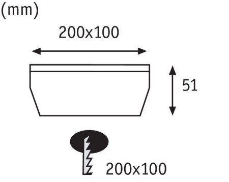 Spot de pardoseală solar Box IP67 LED 1x0,6W 200x100mm inox-plastic [4]