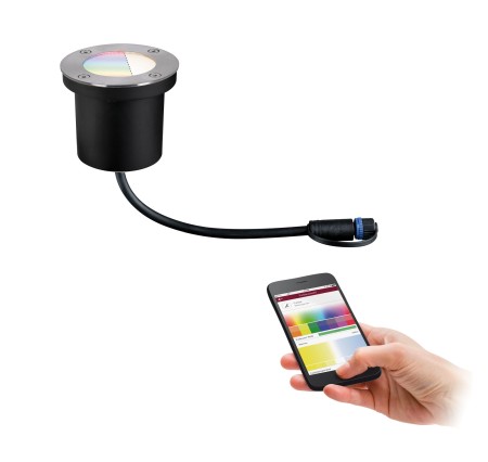 Spoturi de pardoseală - Spot de pardoseală Zigbee P&S IP65 RGBW 24V