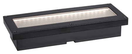 Spot de pardoseală solar LED, Domenic, IP67 3000K 1lm, negru [1]