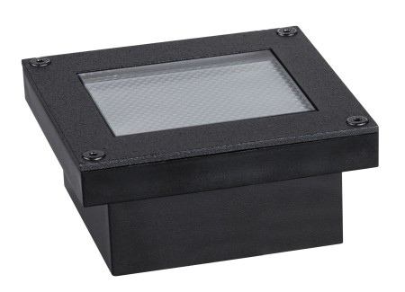 Spot de pardoseală solar LED, Domenic, IP67 3000K 1lm, negru [2]