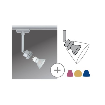 Iluminat interior - Spot Decosystems URail LED 1x3,5W GZ10 230V crom mat, metal