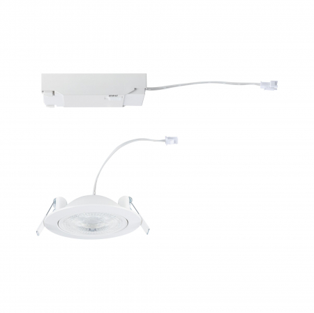 Spot încastrabil Aumus LED, rotund, 105mm, 90°,  5W, 700lm, 230V, flux luminos variabil în 3 pași, temperatură de culoare variabilă 2700 - 6500K, alb [8]