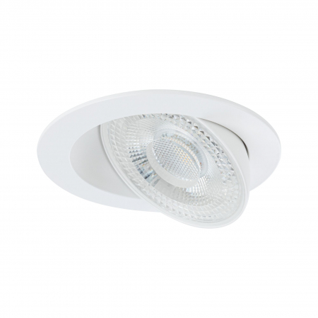 Spot încastrabil Aumus LED, rotund, 105mm, 90°,  5W, 700lm, 230V, flux luminos variabil în 3 pași, temperatură de culoare variabilă 2700 - 6500K, alb [5]