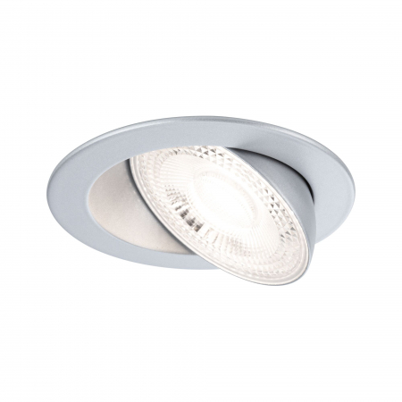 Spot încastrabil Aumus LED, rotund, 105mm, 90°,  5W, 700lm, 230V, flux luminos variabil în 3 pași, temperatură de culoare variabilă 2700 - 6500K, crom mat [1]