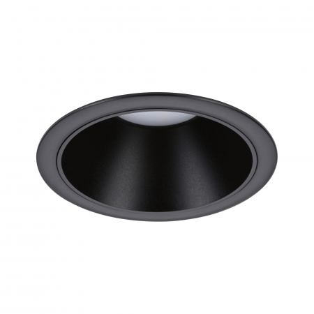 Spot încastrabil Cole LED, IP44, Coin 6W, 470lm, 230V, 2700K, negru, cu flux luminos variabil în 3 pași [1]