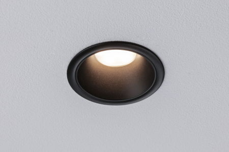 Spot încastrabil Cole LED, IP44, Coin 6W, 470lm, 230V, 2700K, negru, cu flux luminos variabil în 3 pași [4]