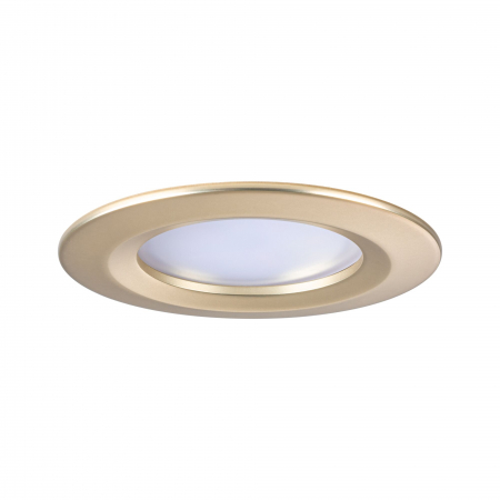 Spot încastrabil LED Nova Coin, IP44, rotund, 78mm, Coin, 3x6W, 3x470lm, 230V, 2700K, auriu mat [2]