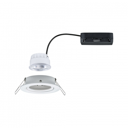 Spot încastrabil LED Nova Coin rotund, 84mm, 50°, 2,8W, 505lm, 230V,  4000K, alb mat [2]