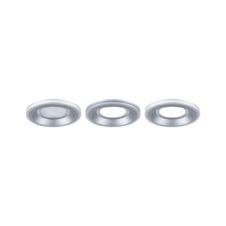 Spot încastrabil LED Sormus, IP65, rotund, 100mm,  4,8 / 1,5W, 560lm / 180lm, 230V, 3000K, crom mat [12]