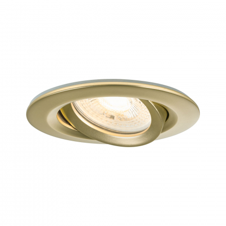 Spoturi incastrabile - Spot încastrabil Nova Plus, IP65, rotund, 93mm, 30°, GU5,3 / GU10, max. 35W, 230/12V, auriu matt