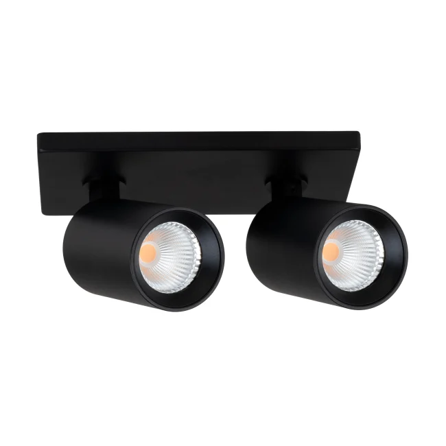 Familia Art - Spot încastrabil SLC Art 2x, negru, 3000K